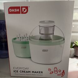 New Aqua Dash Ice Cream Sherbet Ice Pops Frozen Yogurt Maker