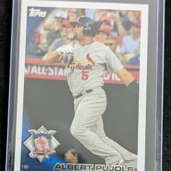 2010 Topps Update US-200 Albert Pujos , St Louis Cardinals 
