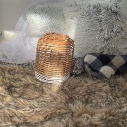 Beautiful Wood Wrapped Lantern 