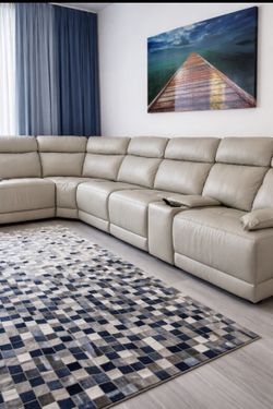 Premium Leather Sectional Sofa