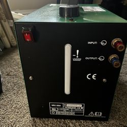 Tig Cooler, Tig Welder Torch Water Cooling system, 10L Water capacity,7L-12L/min Rated Water Flow with Flow Alarm, WRC-300A 110V