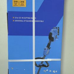 Kobalt 24-volt 15-in Split Shaft Attachment Capable String Trimmer 4.0 Ah Battery Included + Charger