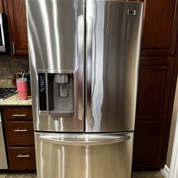 Stainless steel LG refrigerator