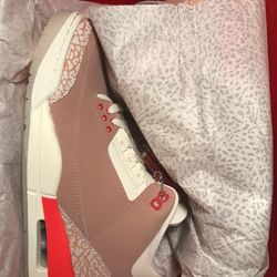 Jordan 3 Retro “Rust Pink” - US 10.5W/9M **NEW**