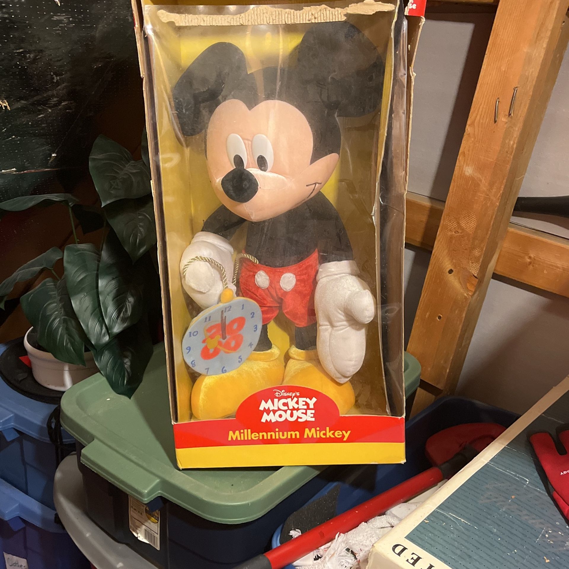 Large Millennium Mickey Mouse New In Box