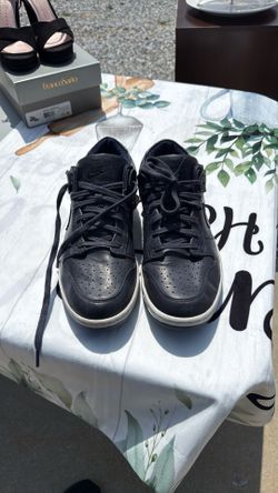 Leather Navy Blue Nike Dunks