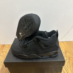 Nike Air Jordan 4 Retro OG GS Black Cat 202
