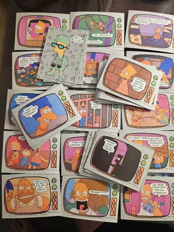 RARE THE SIMPSONS CARDS
