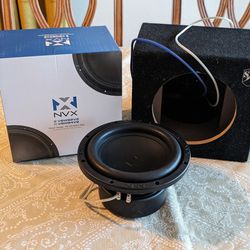 NVX SUBWOOFER 8 Inch With A Sound Ordinance Box 