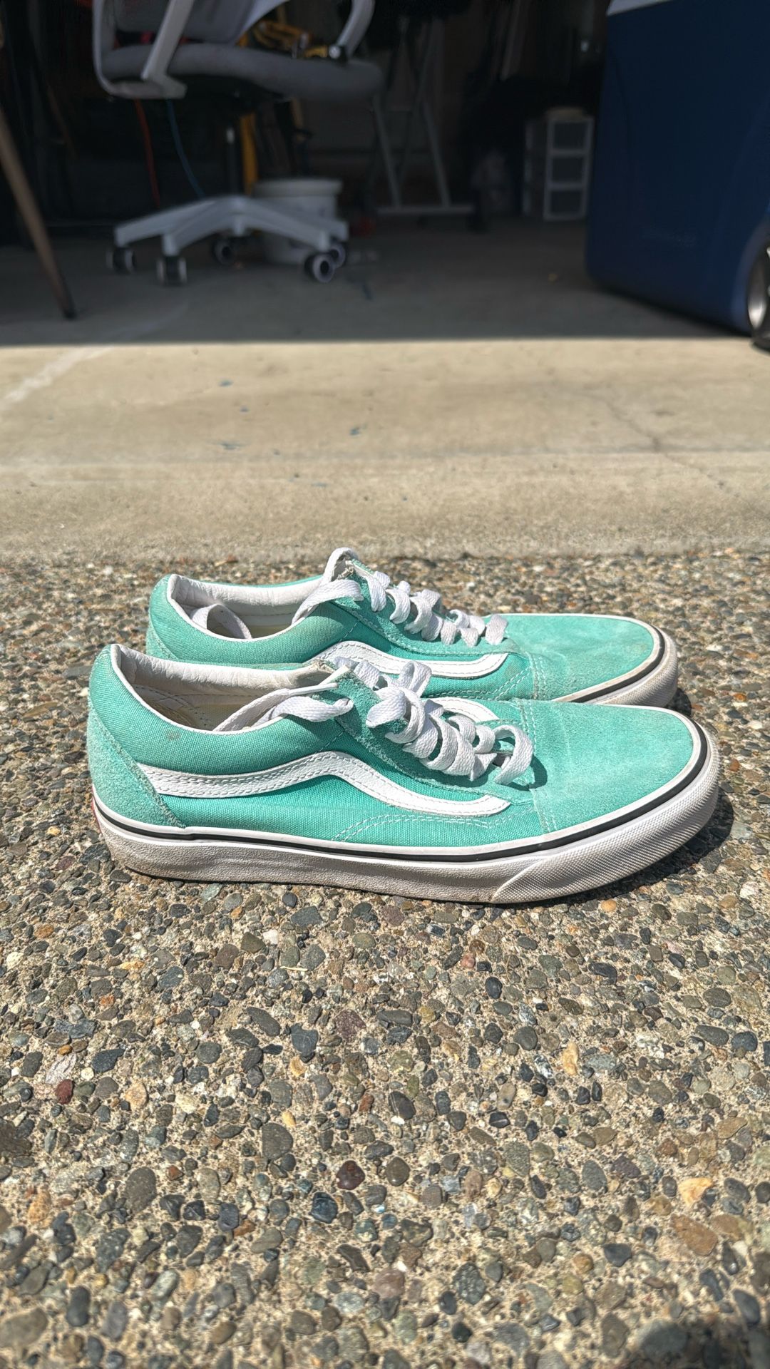 Sea Green Vans