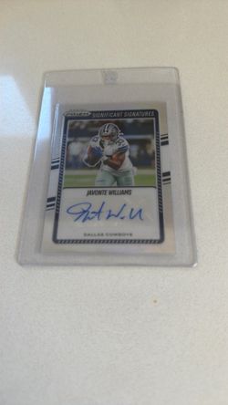 Javonte Williams Significant Signatures