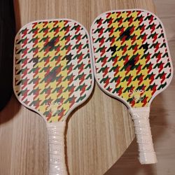 Lymor Pickleball Set With 4 Paddles And 4 Balls And Carrying Case 