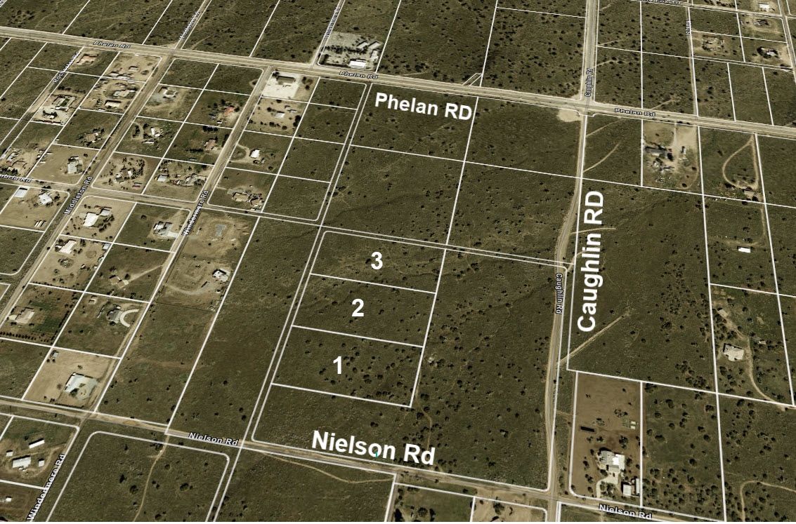 5 Acre Lots Land in Phelan With Water and Power 5 min from New Amazon and New Train Station