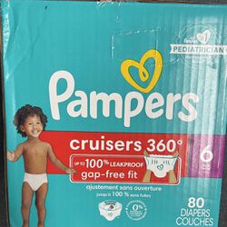 Pampers Cruisers Diapers- Size 6 