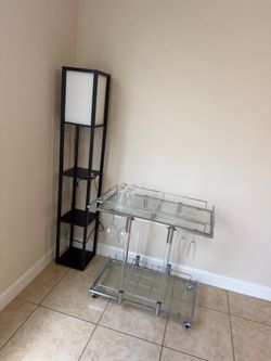 Lamp and table