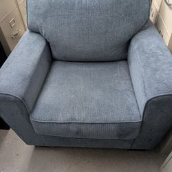 Blue Large Armchair 