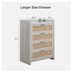 4 Drawer Chest/ Dresser Storage Brand New