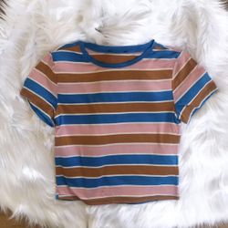 Stripe Crop Top