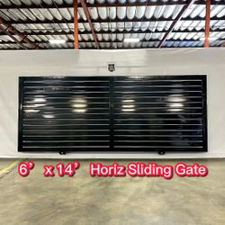 6’ x 14’ Horiz Sliding Gate