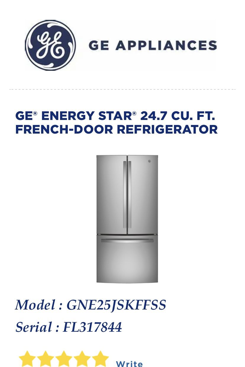 Stainless Steel Doors, French Door Refrigerator 
