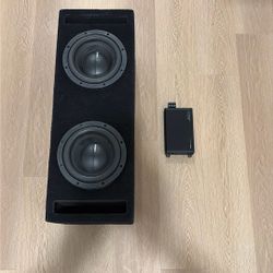 DS18 Dual Subwoofer Box with Boss Amp