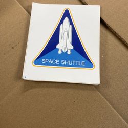 Space Shuttle Vinyl Stickers
