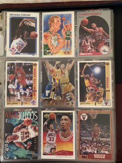 Basket ball cards 80s and 90s