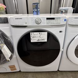 Brand New Samsung 4.5 cu. ft. Smart High-Efficiency Front Load Washer in White with Super Speed