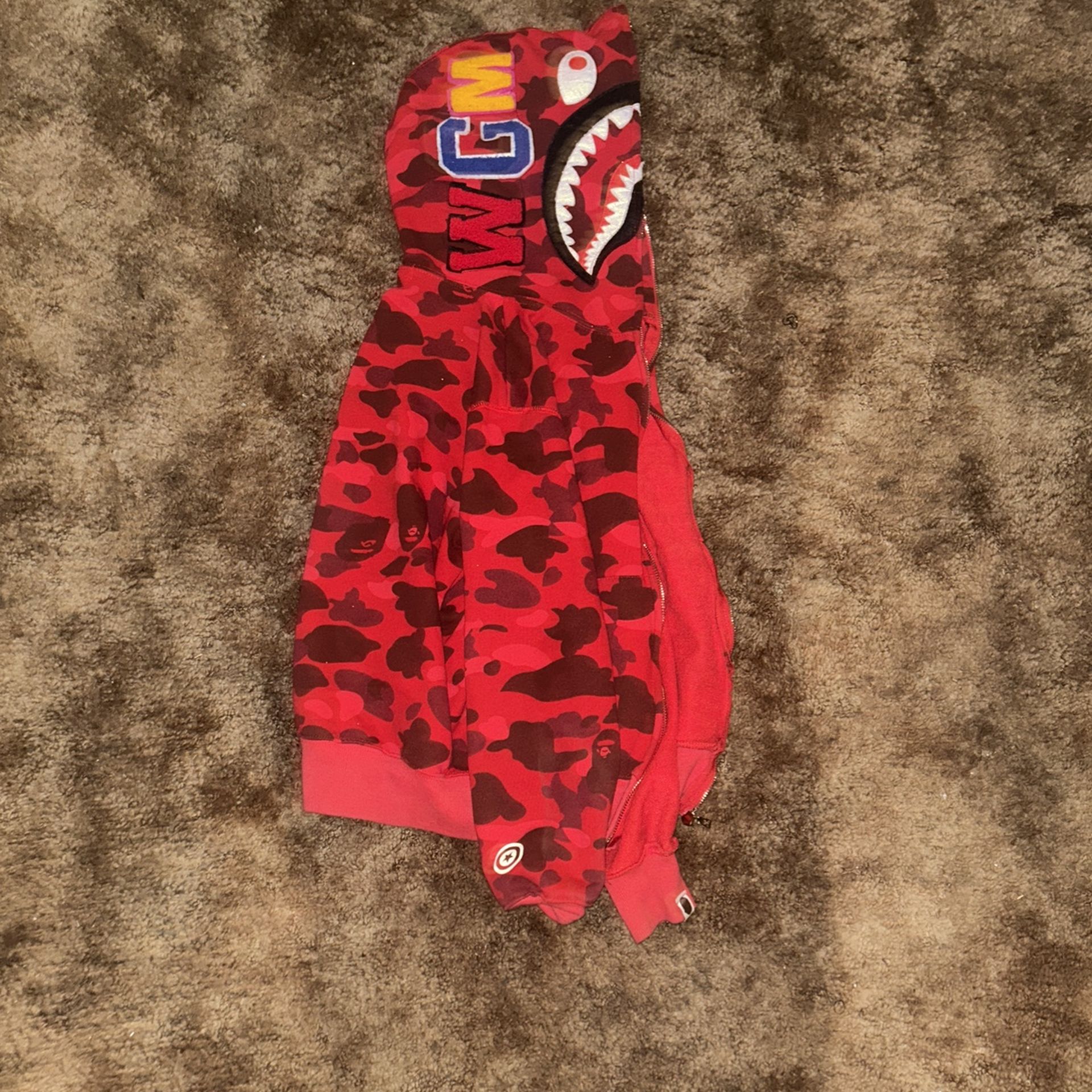 Red bape jacket size small