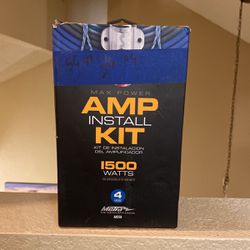 Metra 4 Gauge Amp Install Kit $40