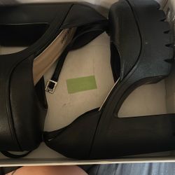 Black Thick Heels 
