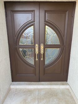 Wood doors