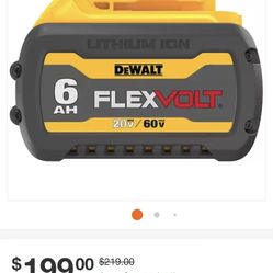 Dewalt Battery 6amp 