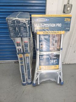 Werner MULTI-POSITION PRO Ladder New Never Used $170 each