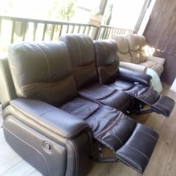 Leather Sofa Recliner