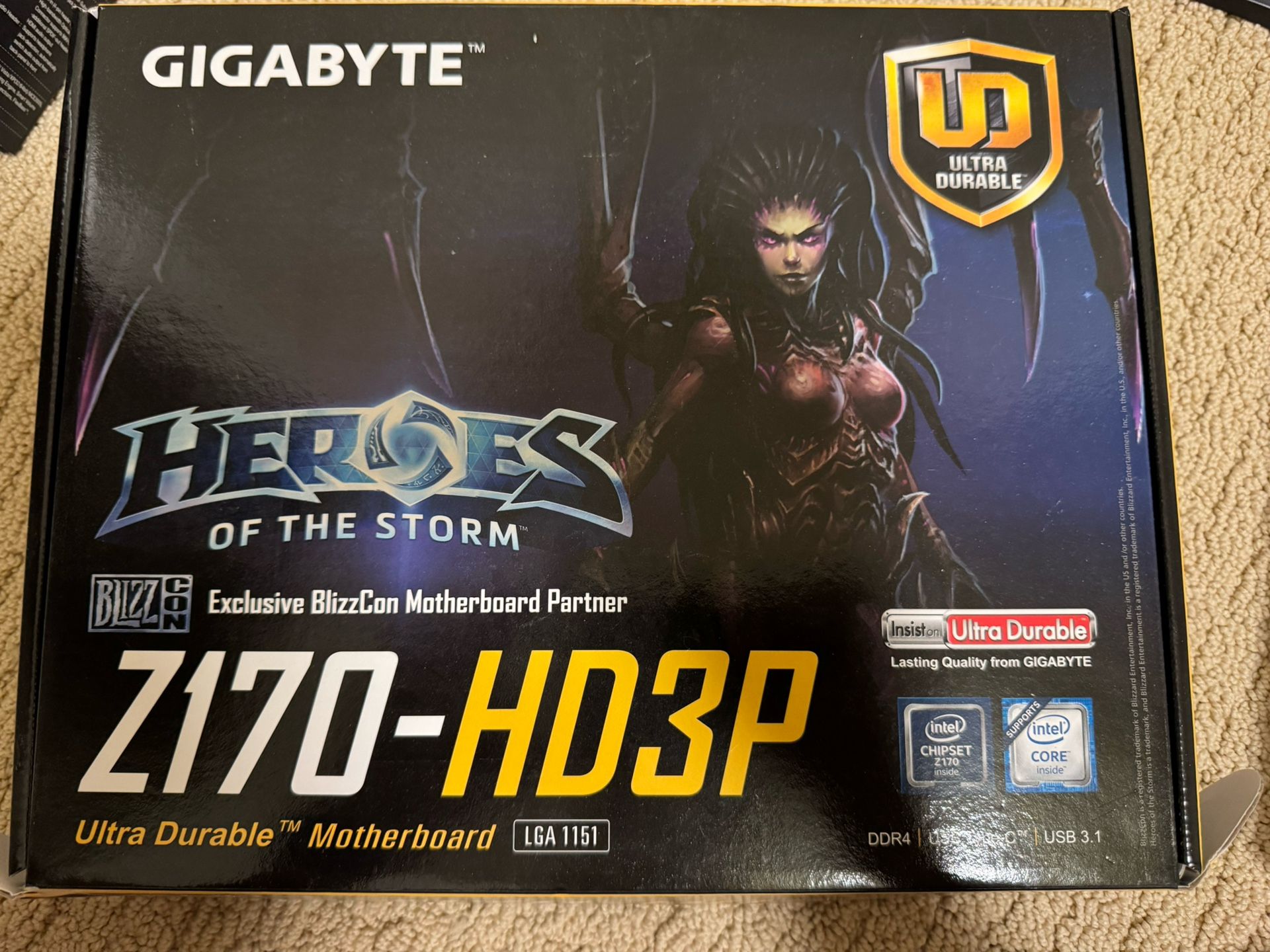 Gigabyte Z170-HD3P DDR4 1151 Motherboard