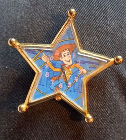 Toy Story Woody Star-Shaped Mini Clock