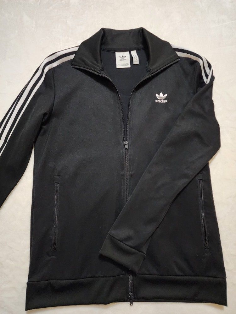 Adidas Originals Trefoil Firebird Track Jacket - Black/White - Men's Size M