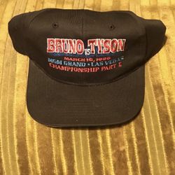 Mike Tyson vs Frank Bruno 1996 Vintage Snapback Cap.