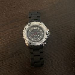 Mens Rubber Strap Watch By Structure 