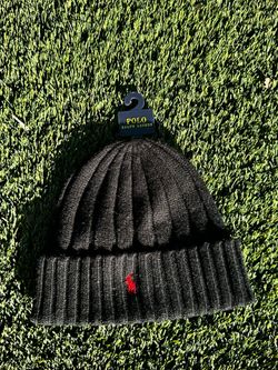 Polo Ralph Lauren Knit Beanie Bundle Grey, Black NWT