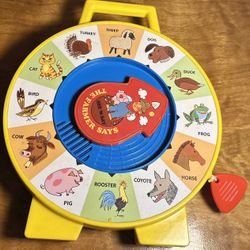 Vintage See N Say Mattel 1983 Original The Farmer Says Pull String No issues