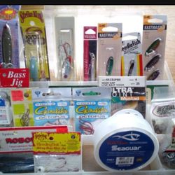 Fishing Gear And Tackle Box