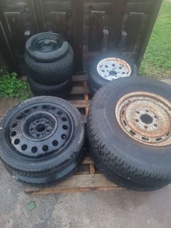 Tire with rim wheel
