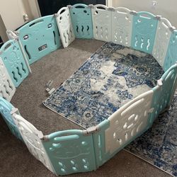 Albott Baby Fence 18 Panels Kids Playpen