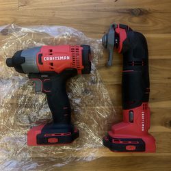 Craftsman 20v Power Drill And Oscillating Multi-tool Combo 