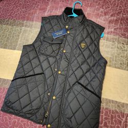 Polo Ralph Lauren Diamond Quilted Vest Mens Size Small NEW 