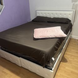 Queen Bed and Mattress 