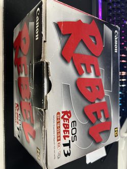 Cannon Eos Rebel T3 With Tripod And Charger