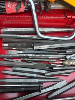 Craftsman tool box with tools
